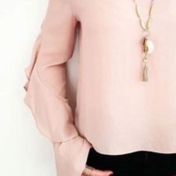 Stella & Dot | Leather & Crystal Quartz Mixed Metal  Victoria Pendant Ne… - Picture 6 of 10